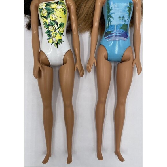 Barbie Mattel Doll Lot of 3 Water Play Beach Teressa, Blue Beach Moon Lemons - Picture 8 of 11